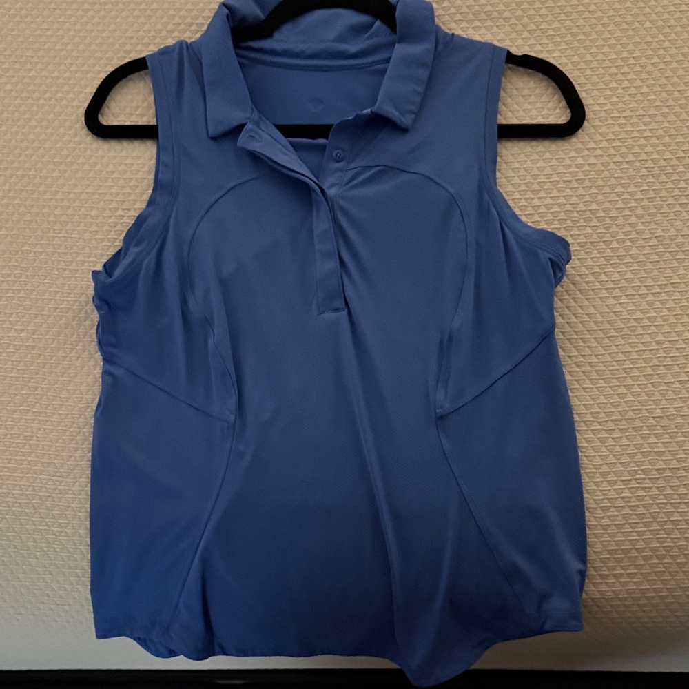 Blue Sleeveless Women's Top